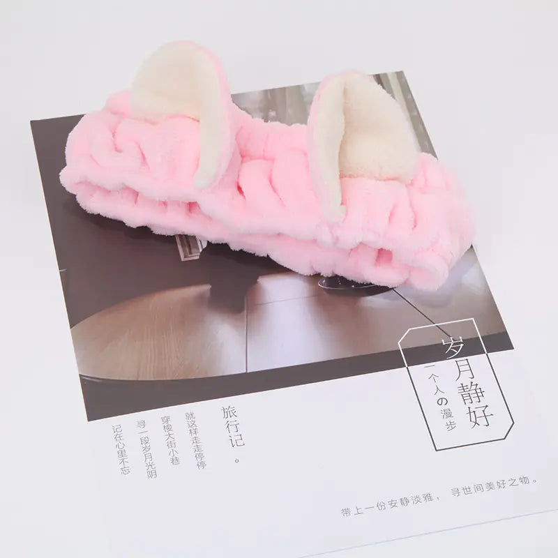 Cute Cat Ear Headband for Makeup and Skincare