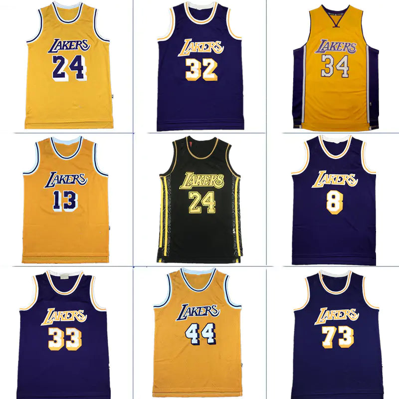 Lakers Johnson 33 Vintage Jersey Basketball Tank Top