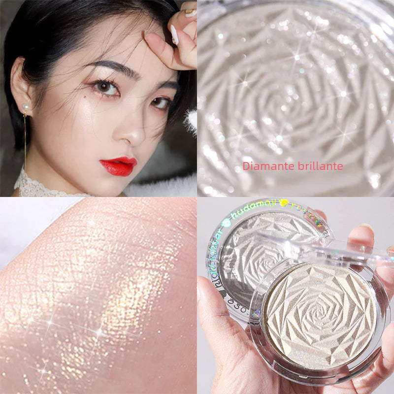 Rose Diamond Highlighter, Blush & Contour Palette