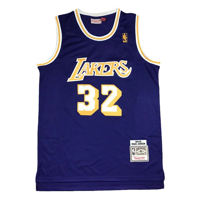 Lakers Johnson 33 Vintage Jersey Basketball Tank Top