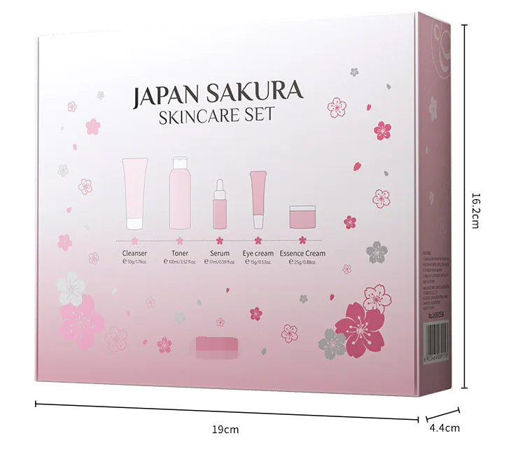 Hydrating Face Cream 5 Piece Skincare Set