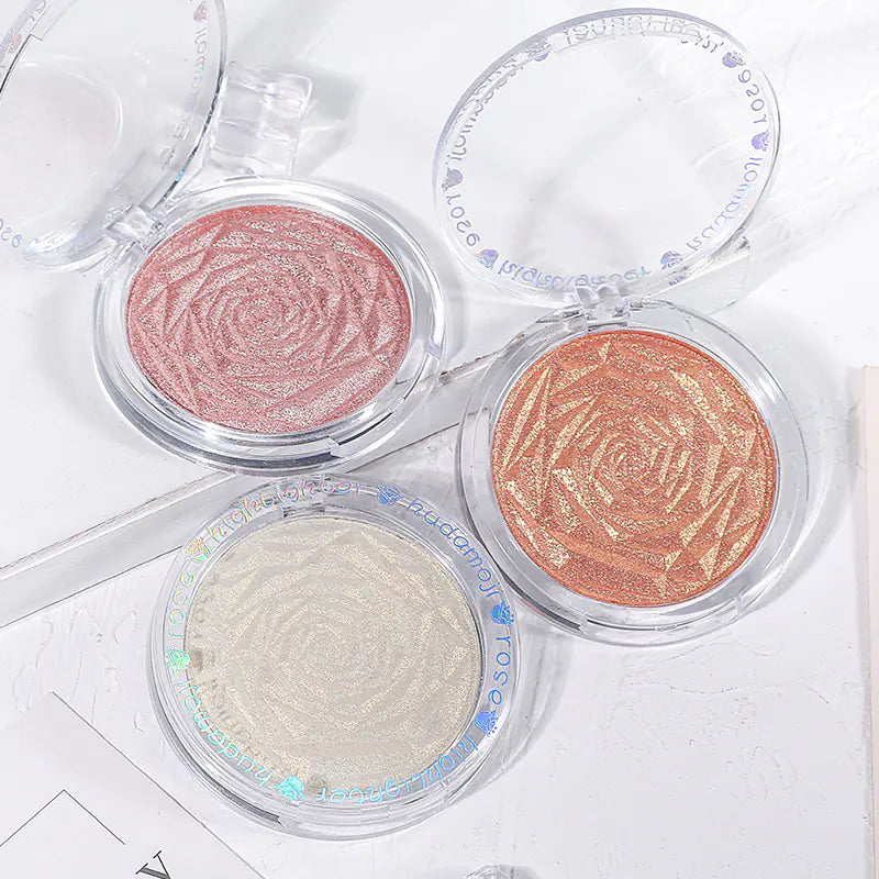 Rose Diamond Highlighter, Blush & Contour Palette