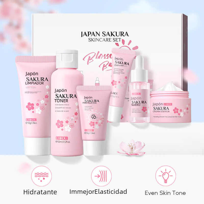 Tat's Cherry Blossom Skincare Set - 6 Pieces