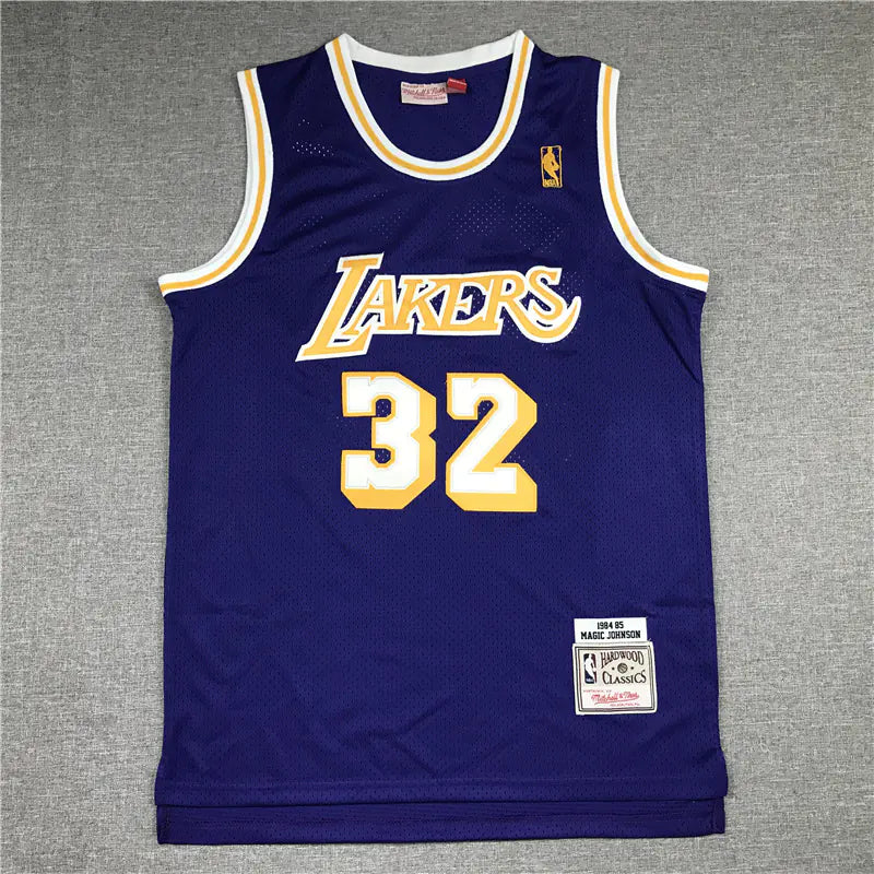 Lakers Johnson 33 Vintage Jersey Basketball Tank Top