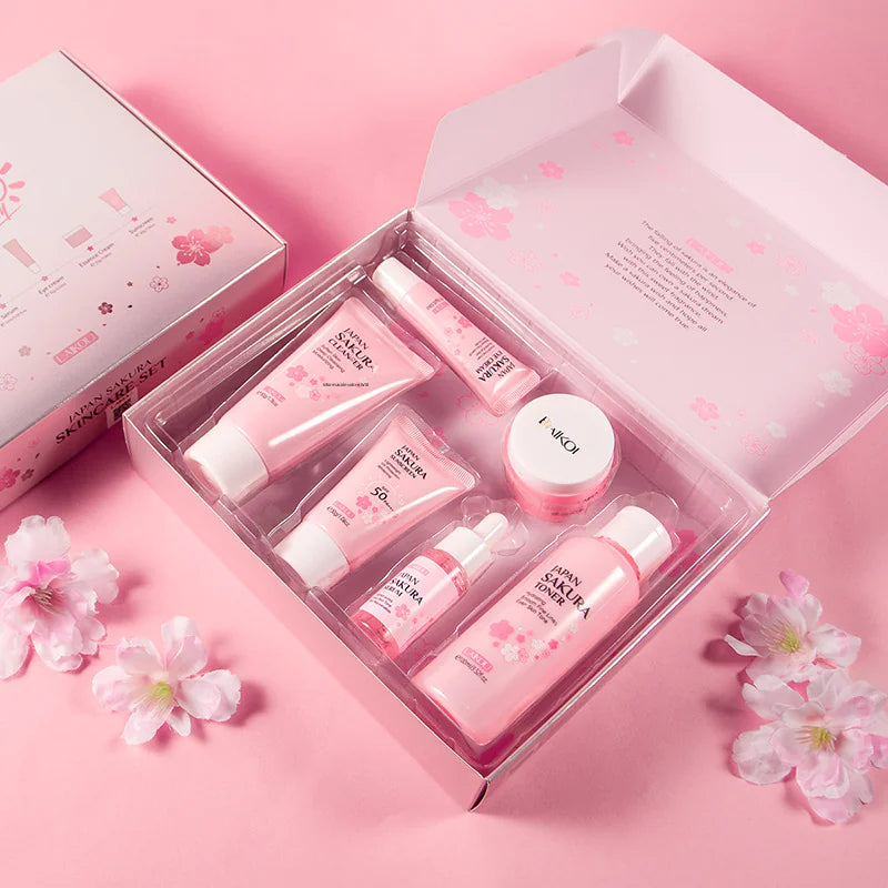 Tat's Cherry Blossom Skincare Set - 6 Pieces