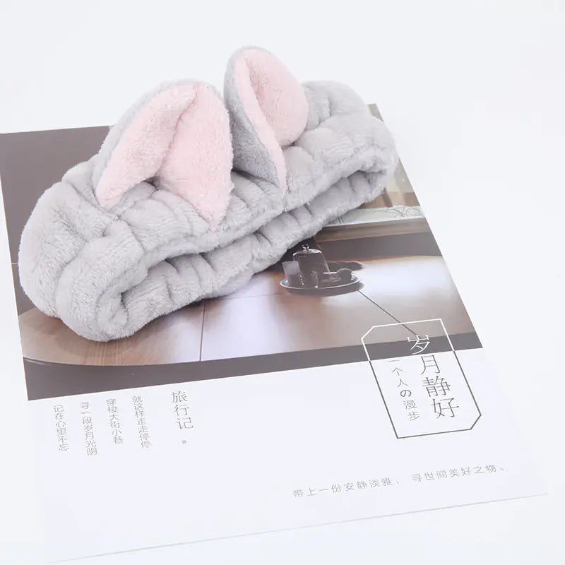 Cute Cat Ear Headband for Makeup and Skincare