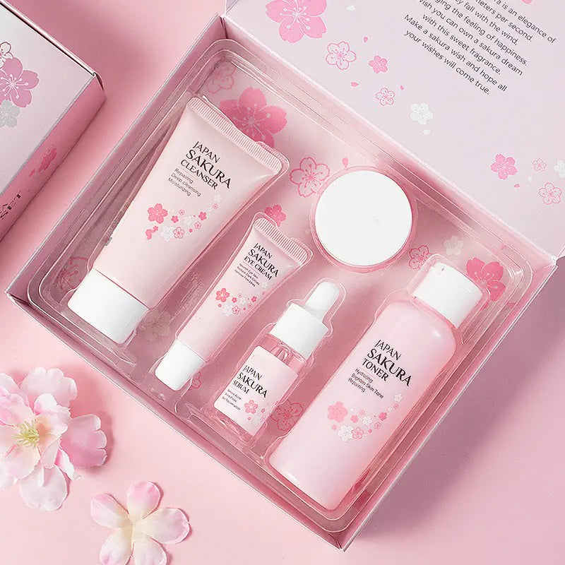 Hydrating Face Cream 5 Piece Skincare Set