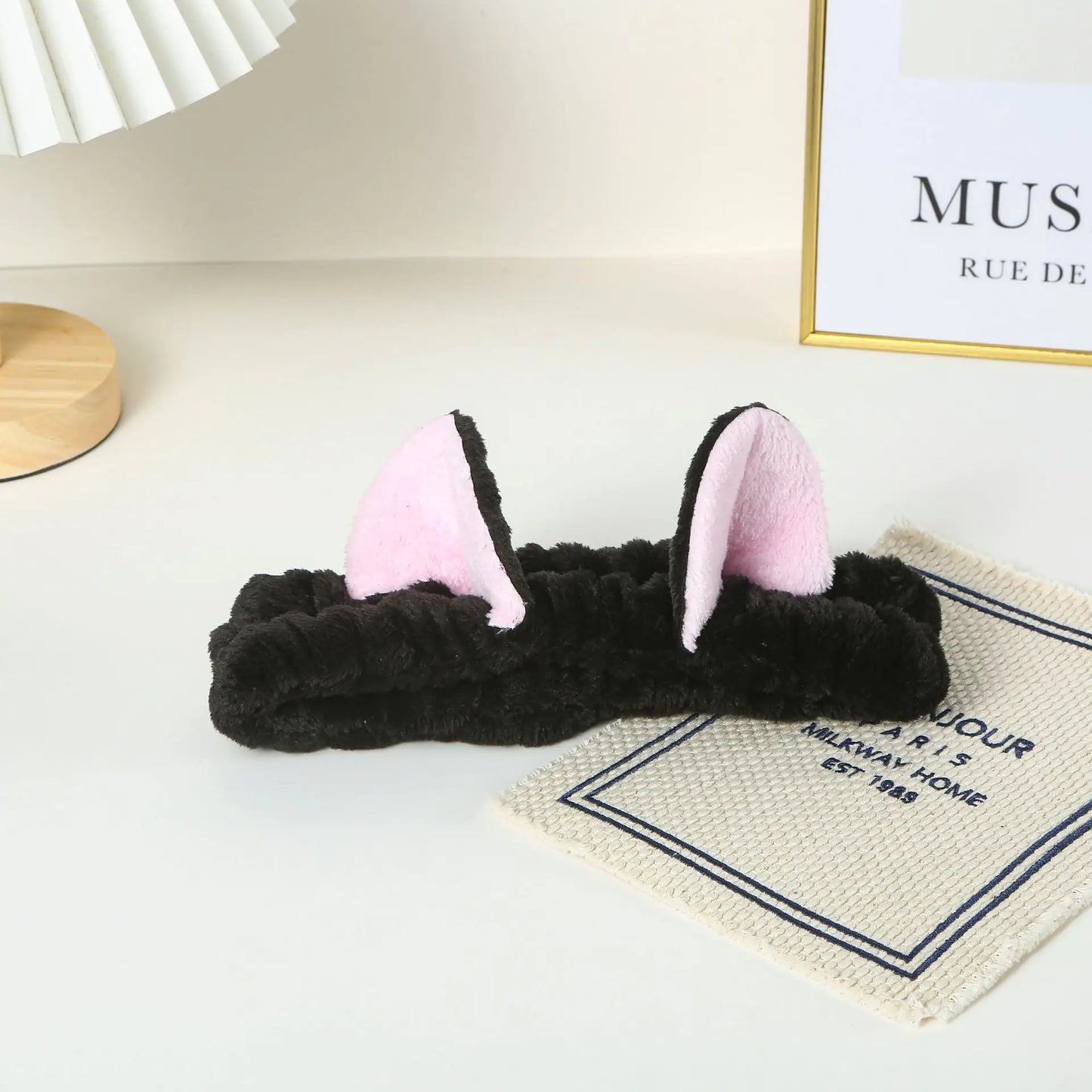 Cute Cat Ear Headband for Makeup and Skincare