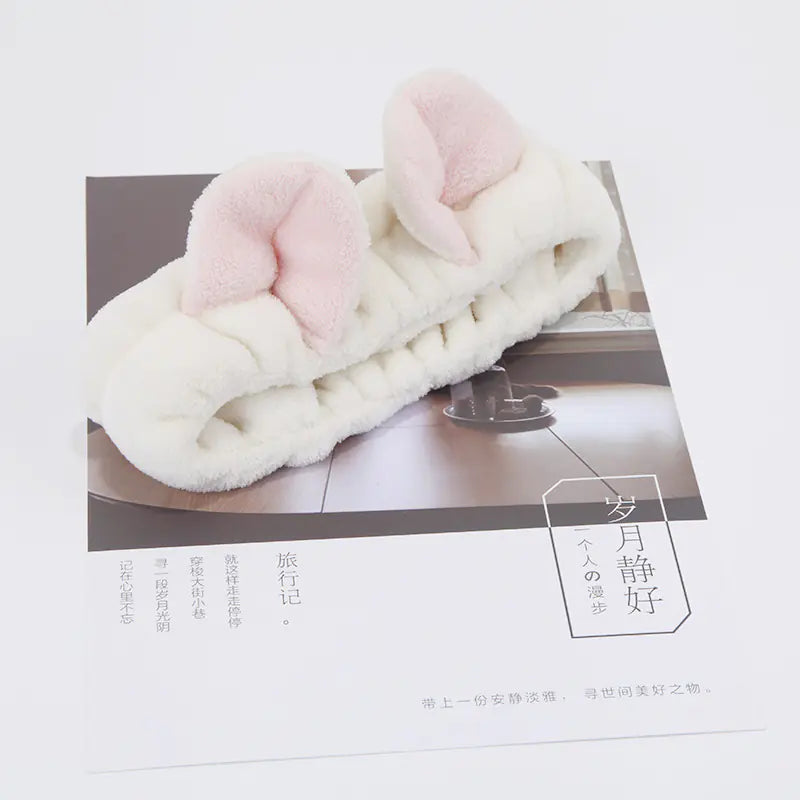 Cute Cat Ear Headband for Makeup and Skincare