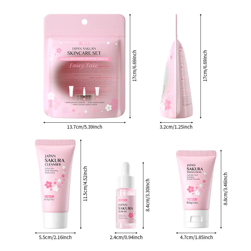 Japanese Cherry Skincare Set - 3 Pieces