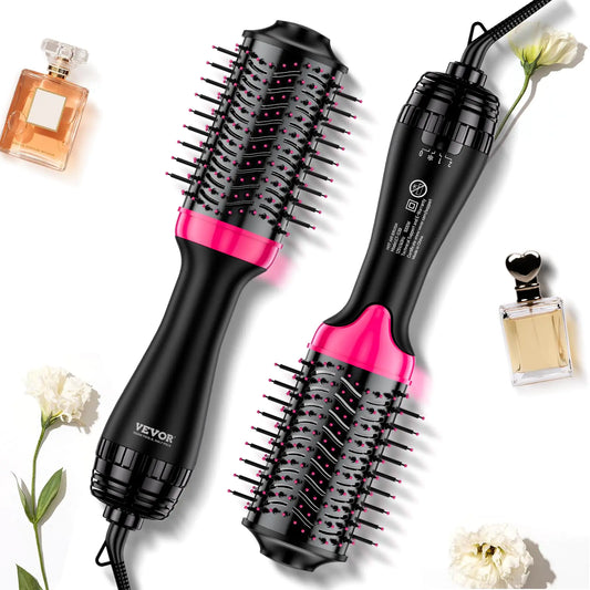4-in-1 Hair Dryer Brush with Volumizing Oval Barrel