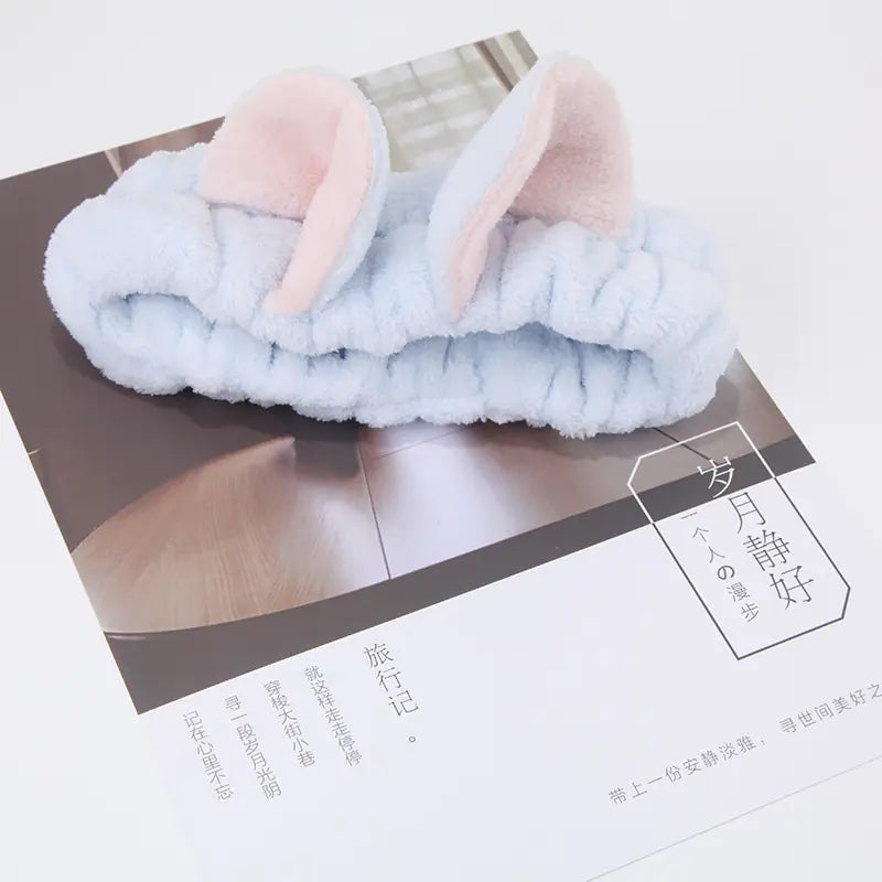Cute Cat Ear Headband for Makeup and Skincare