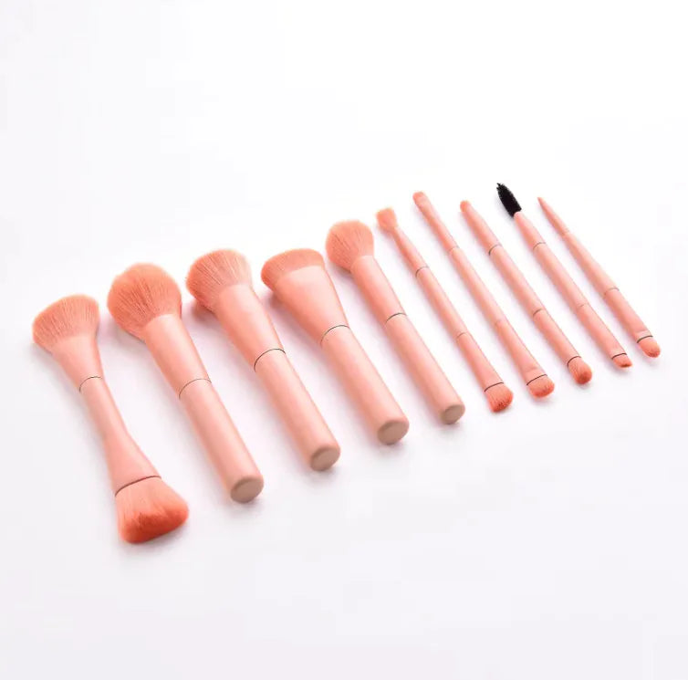 Pink Makeup Brush Set