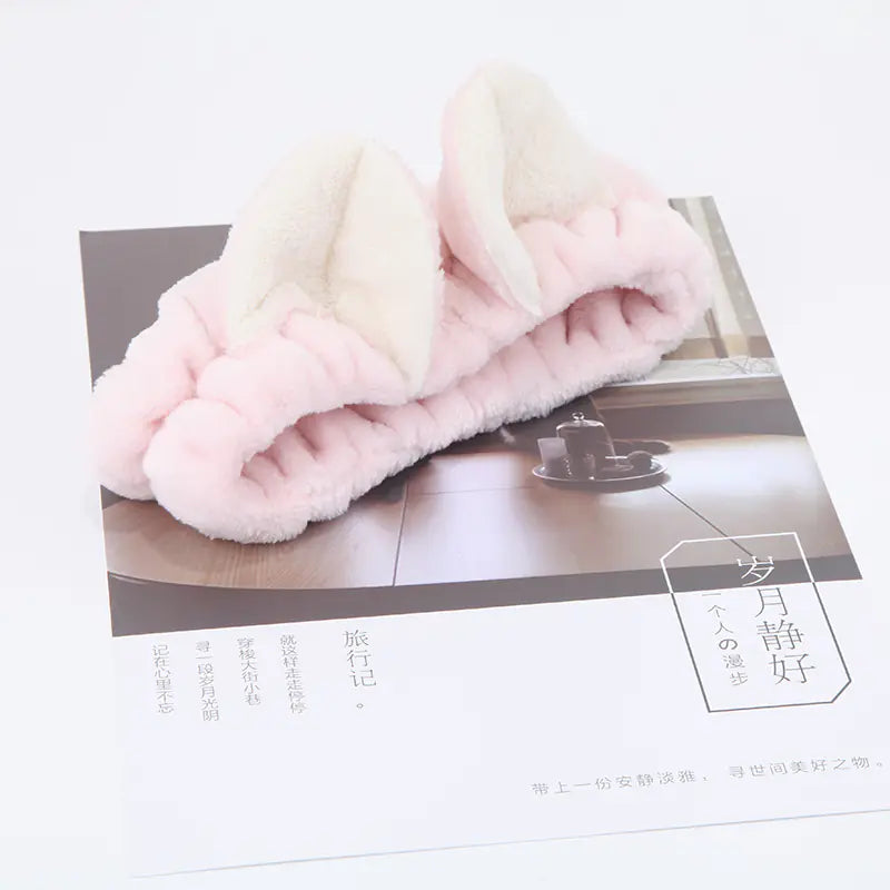 Cute Cat Ear Headband for Makeup and Skincare