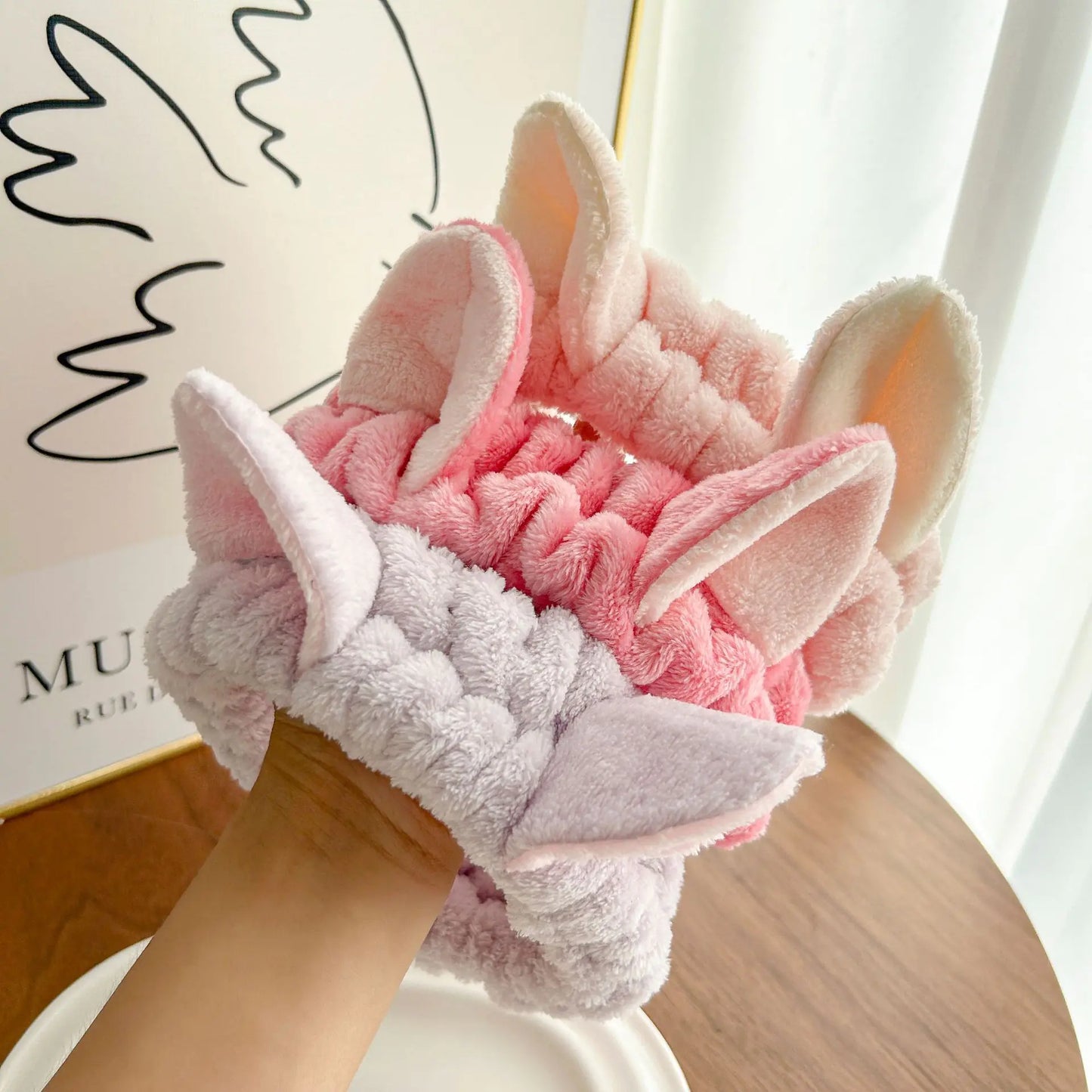 Cute Cat Ear Headband for Makeup and Skincare