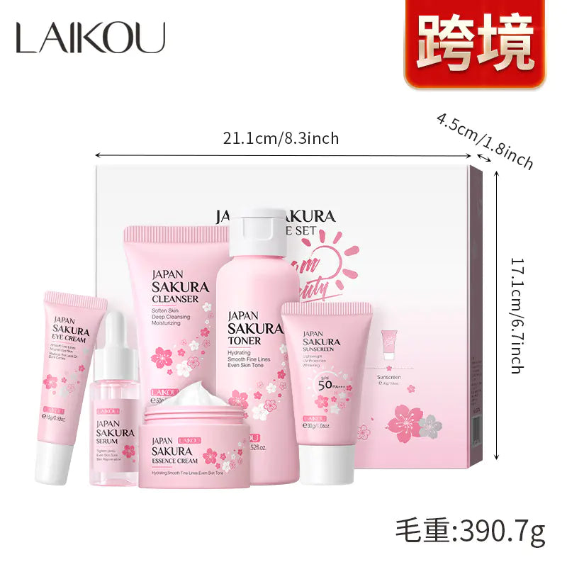 Tat's Cherry Blossom Skincare Set - 6 Pieces
