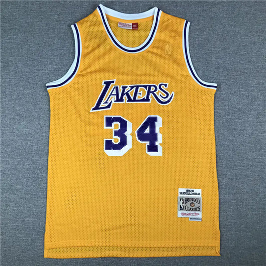 Lakers Johnson 33 Vintage Jersey Basketball Tank Top