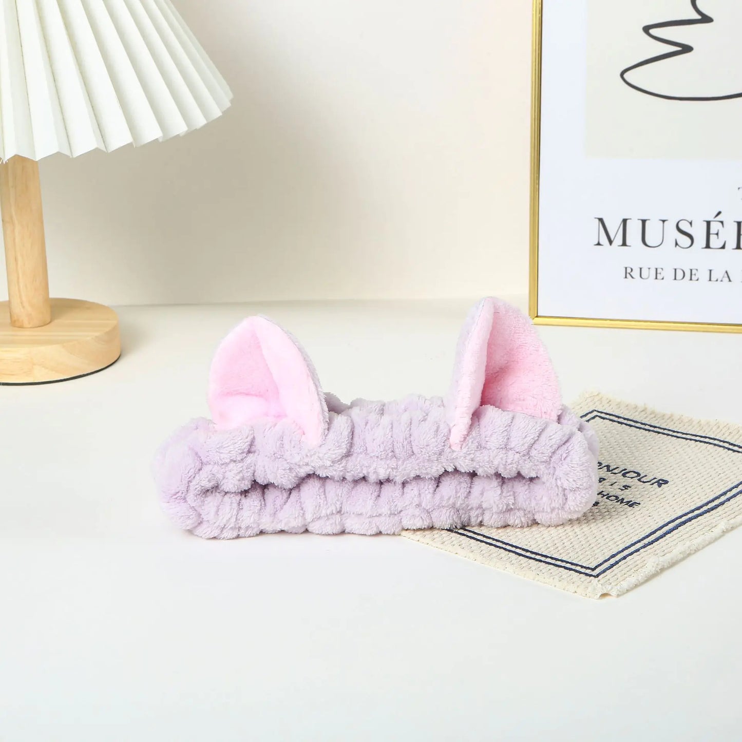 Cute Cat Ear Headband for Makeup and Skincare