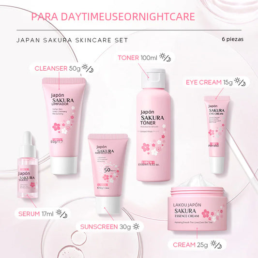 Tat's Cherry Blossom Skincare Set - 6 Pieces